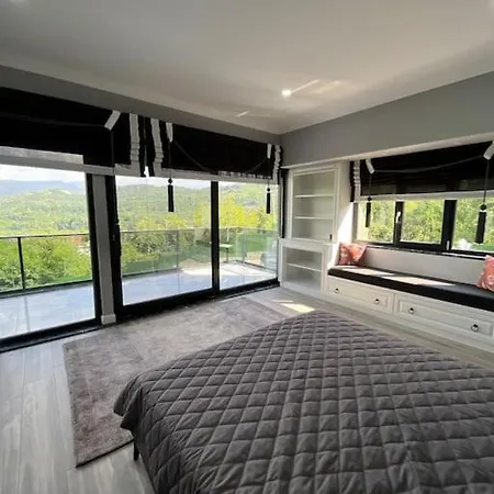 Luxury In Nature With Heated Pool And Fireplace Villa Sapanca